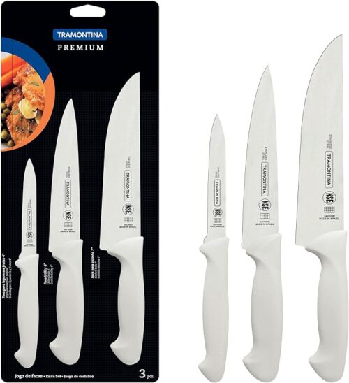 Conjunto de facas 3 peças Tramontina Premium