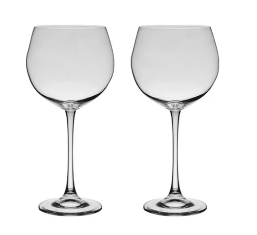 2 Taças de cristal vinho bourgogne vintage 820ml- Bohemia