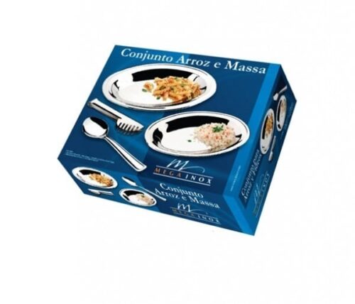 Conjunto Para Arroz E Massas Inox 4 Peças Megainox - Imagem 2