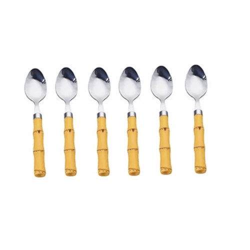 Colher de Café Bambu 6 pçs