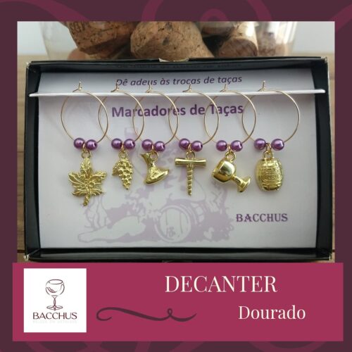 Conjunto com 6 Marcadores de Taças - Imagem 2