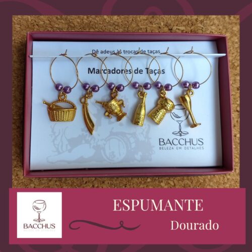 Conjunto com 6 Marcadores de Taças - Imagem 3