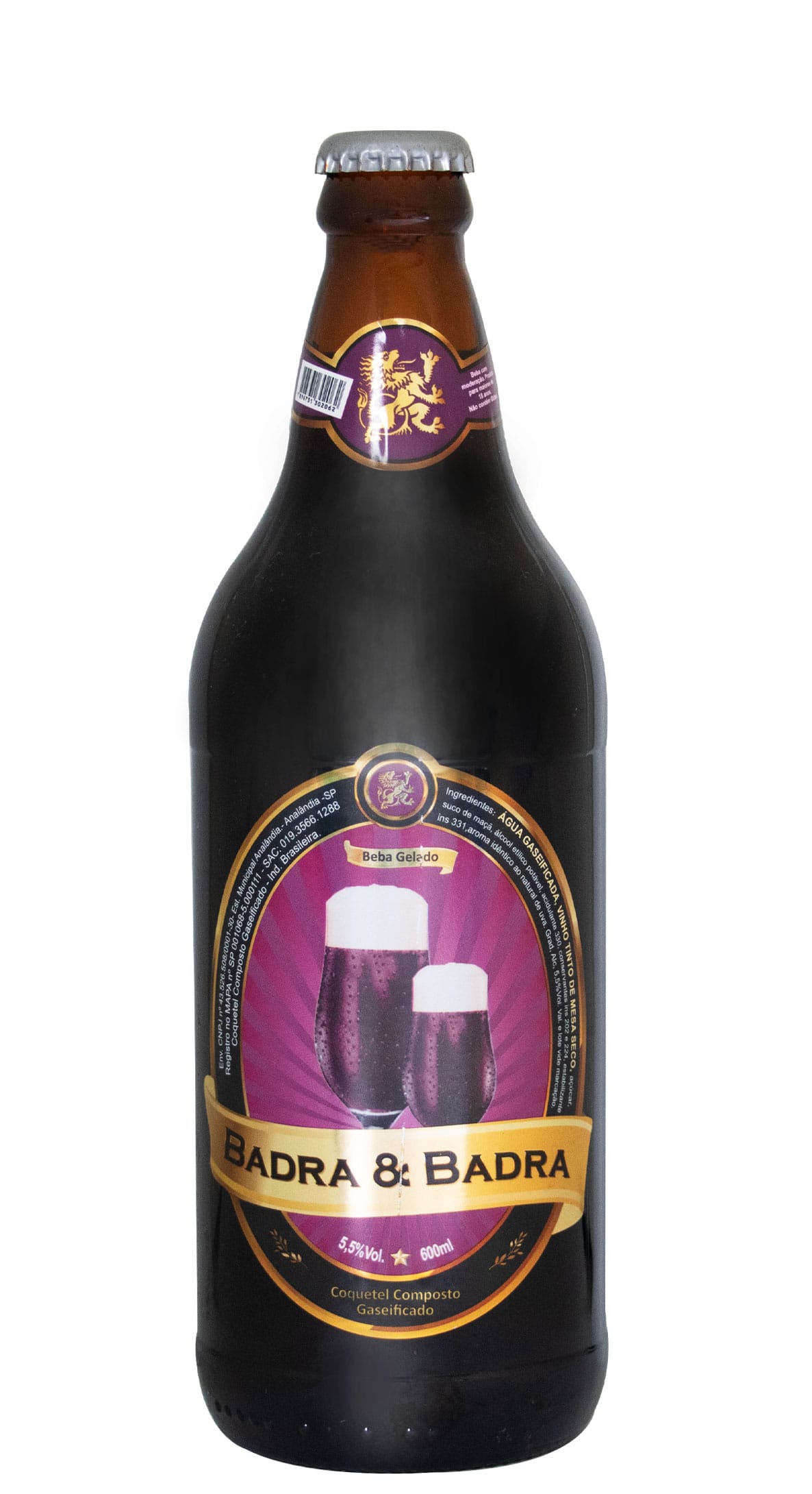 COQUETEL ALCOOLICO B&B 600 ML (CHOPP DE VINHO)