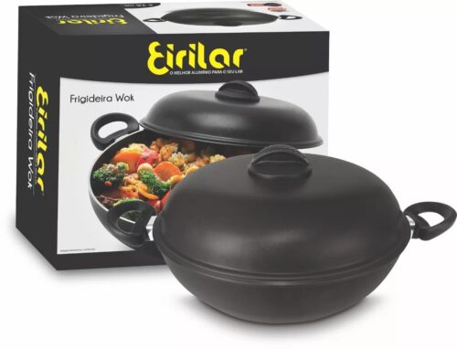 FRIGIDEIRA WOK EIRFLON C/T 28 ASA - Imagem 2