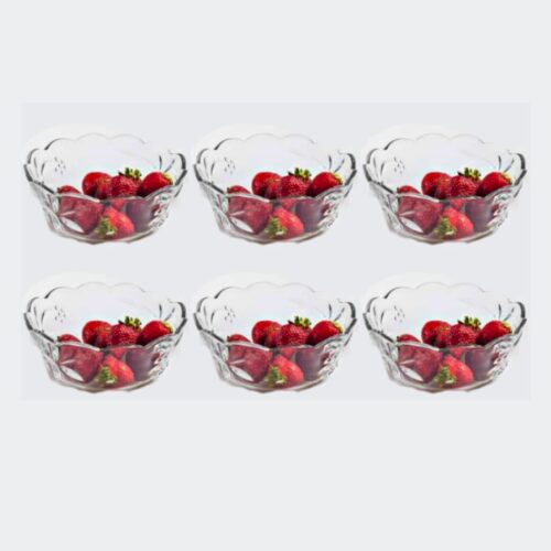CONJUNTO 06 TIGELAS SOBREMESA BL0782