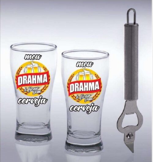 CONJUNTO CERVEJA 3 PCS MEU DRAHMA