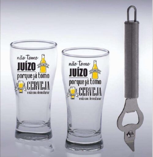CONJUNTO CERVEJA 3 PCS DEC. NAO TOMO JUIZ