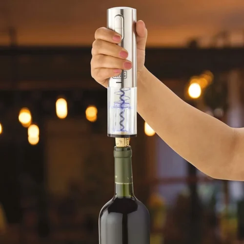 ABRIDOR DE VINHO EM INOX  USB - Imagem 3