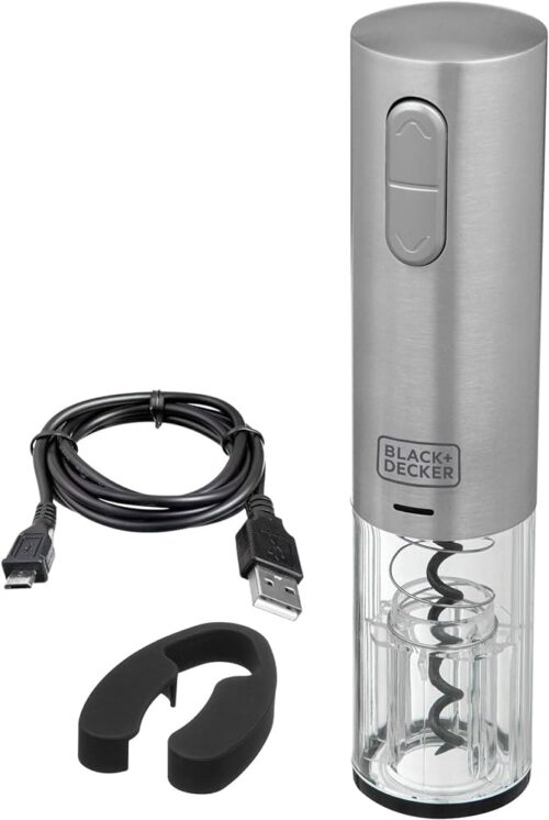 ABRIDOR DE VINHO EM INOX  USB