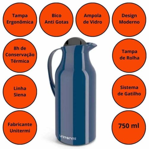GARRAFA TERM SIENA COLORS  750ML